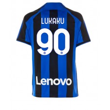 Inter Milan Romelu Lukaku #90 Hjemmedrakt 2022-23 Kortermet